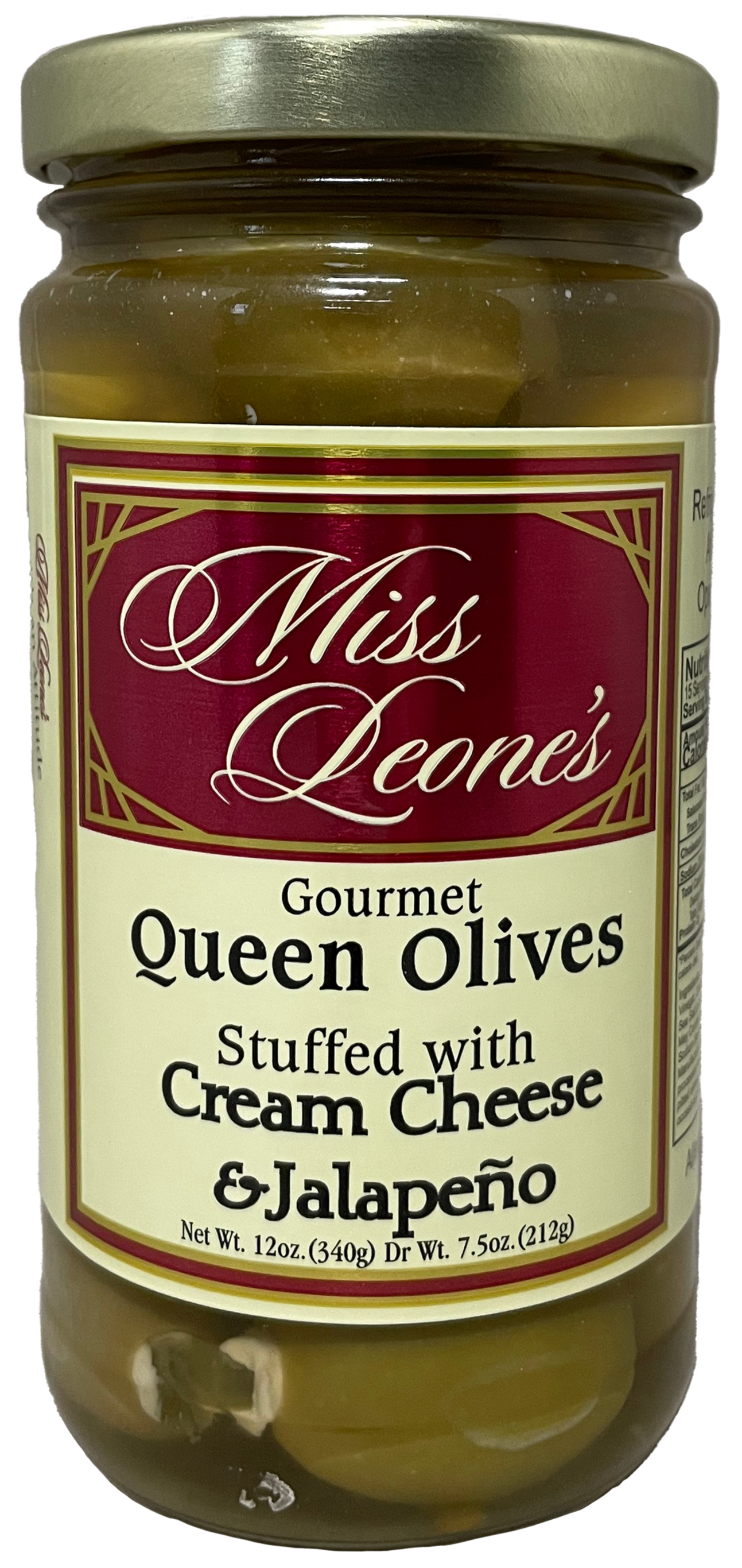 Cream Cheese & Jalapeno Double Stuffed Queen Olives *NEW LOWER