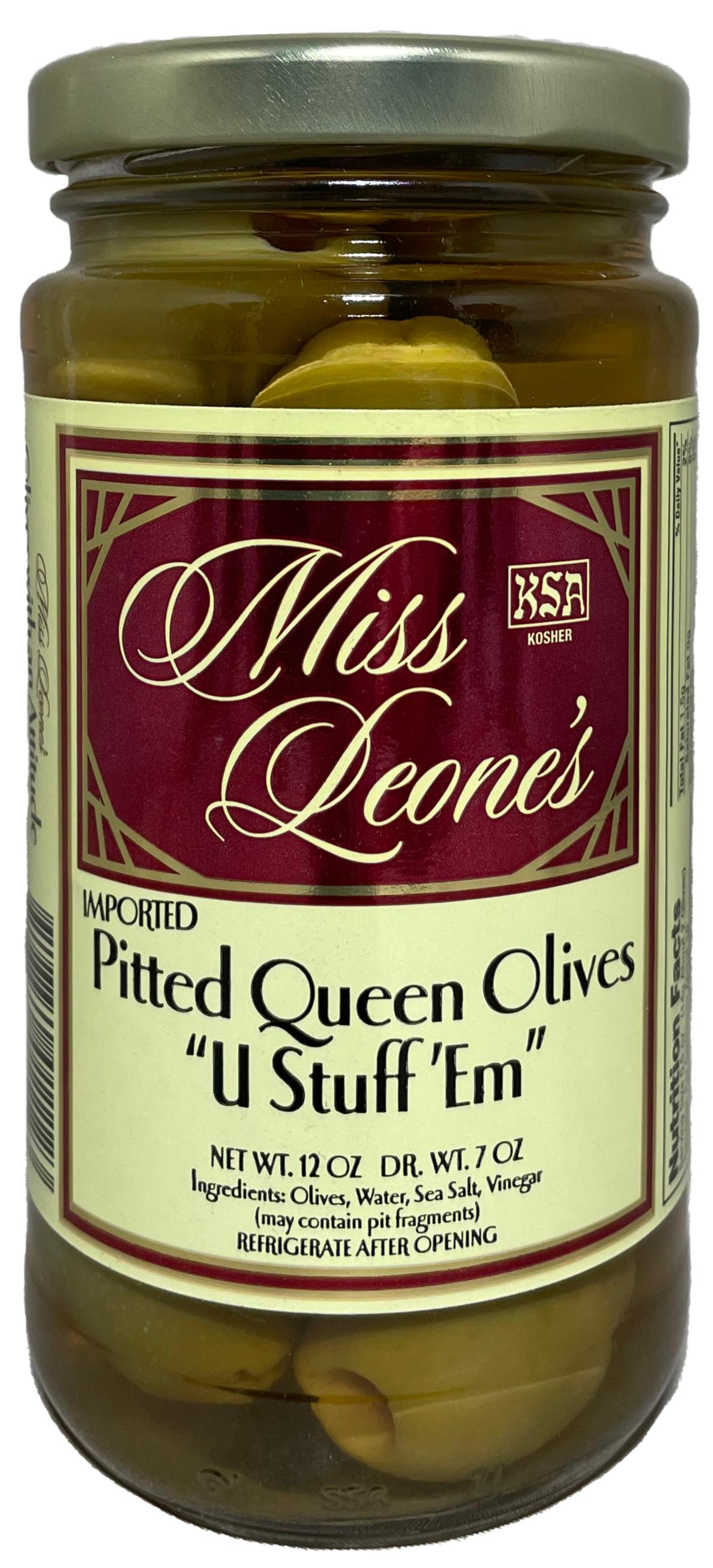U Stuff 'Em Pitted Queen Olives *NEW LOWER PRICE*