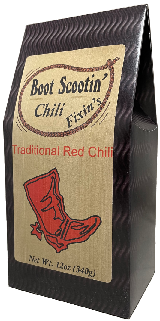 Boot Scootin' Chili Red - Traditional Chili Mix *LOWER PRICE!*