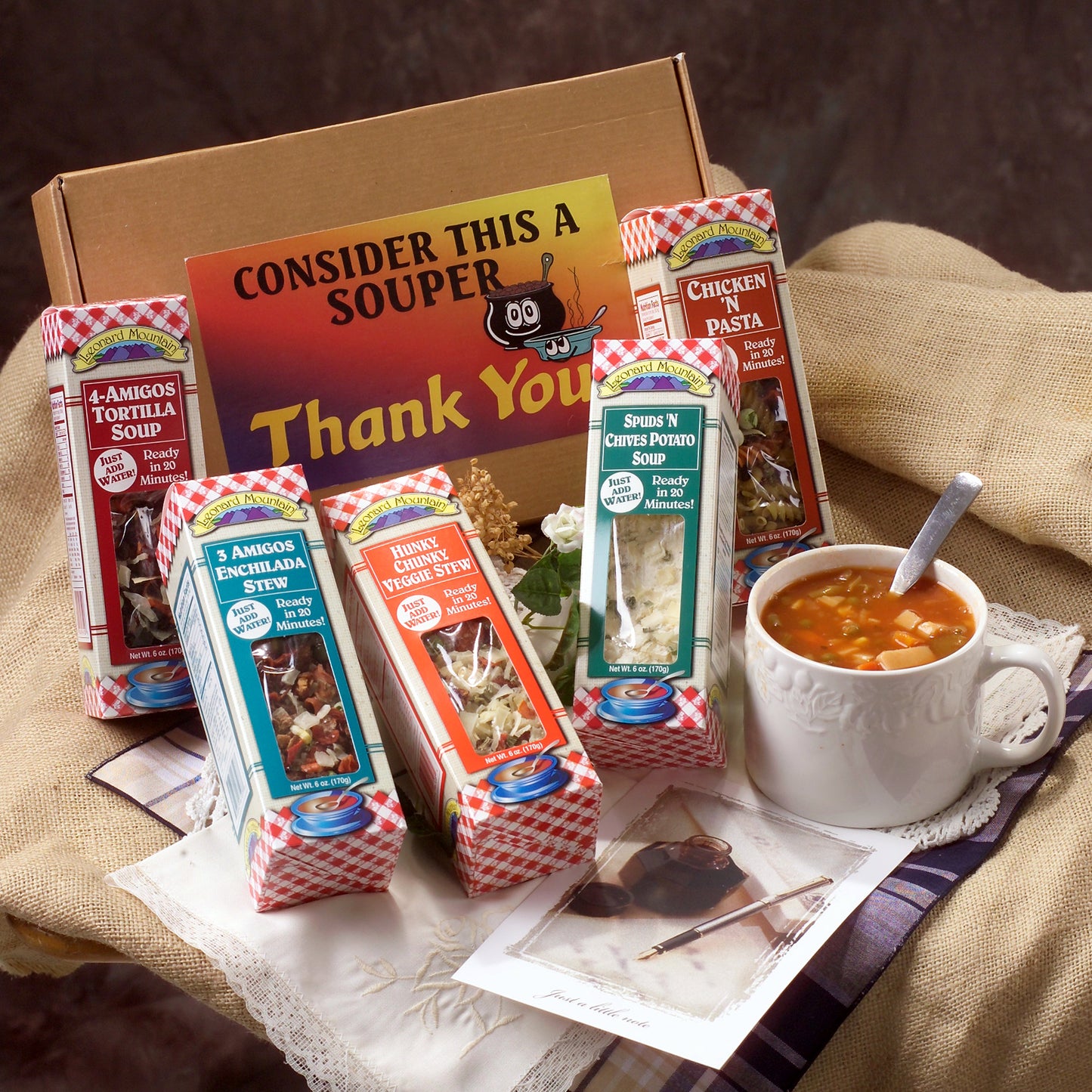 "Consider this a Souper Thank You" 5 Pack Gift Box *NEW LOWER PRICE!*