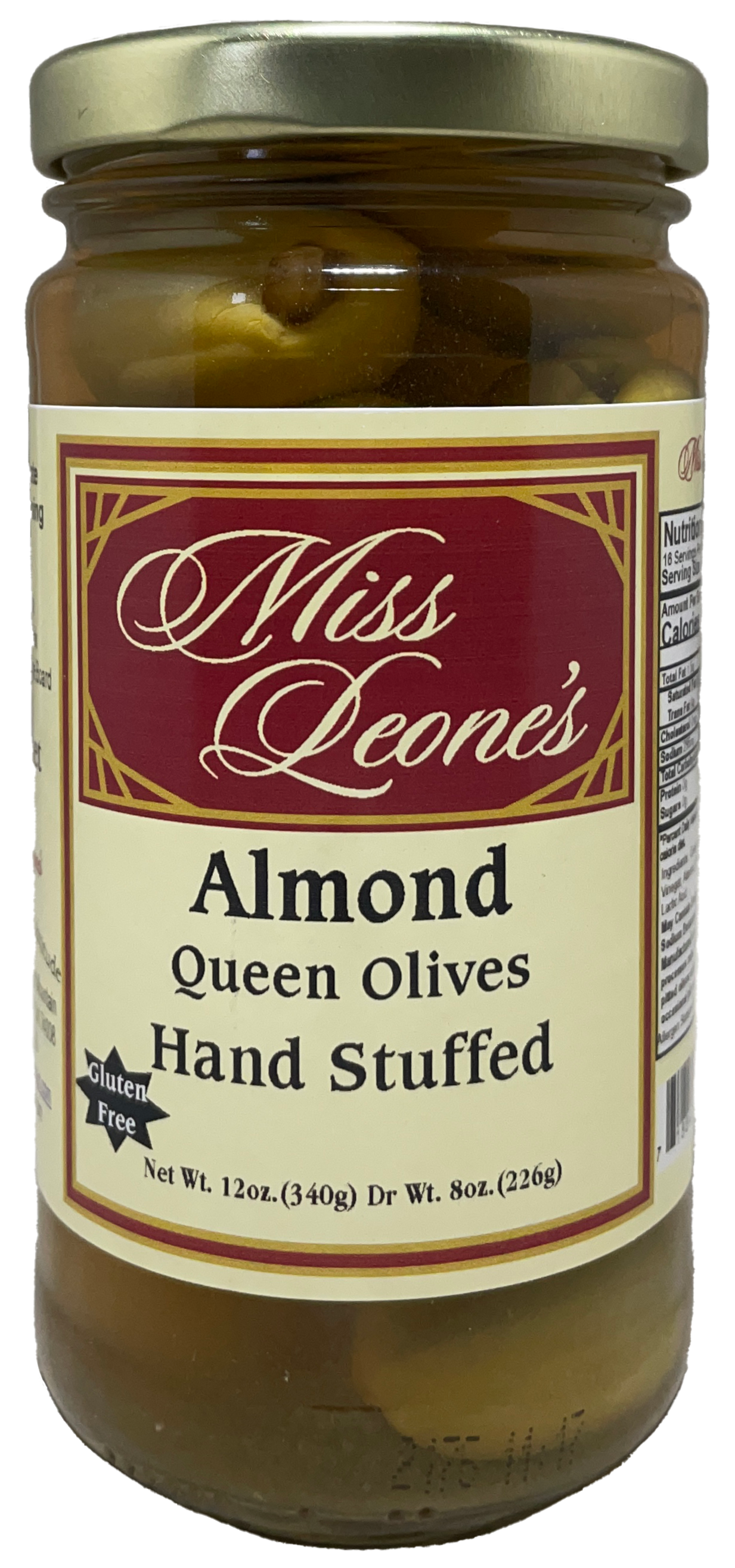 Almond Stuffed Queen Olives *NEW LOWER PRICE!*