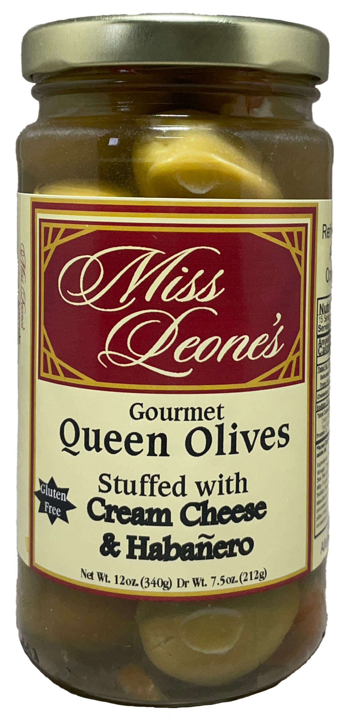 Cream Cheese & Habanero Double Stuffed Queen Olives *NEW LOWER PRICE*