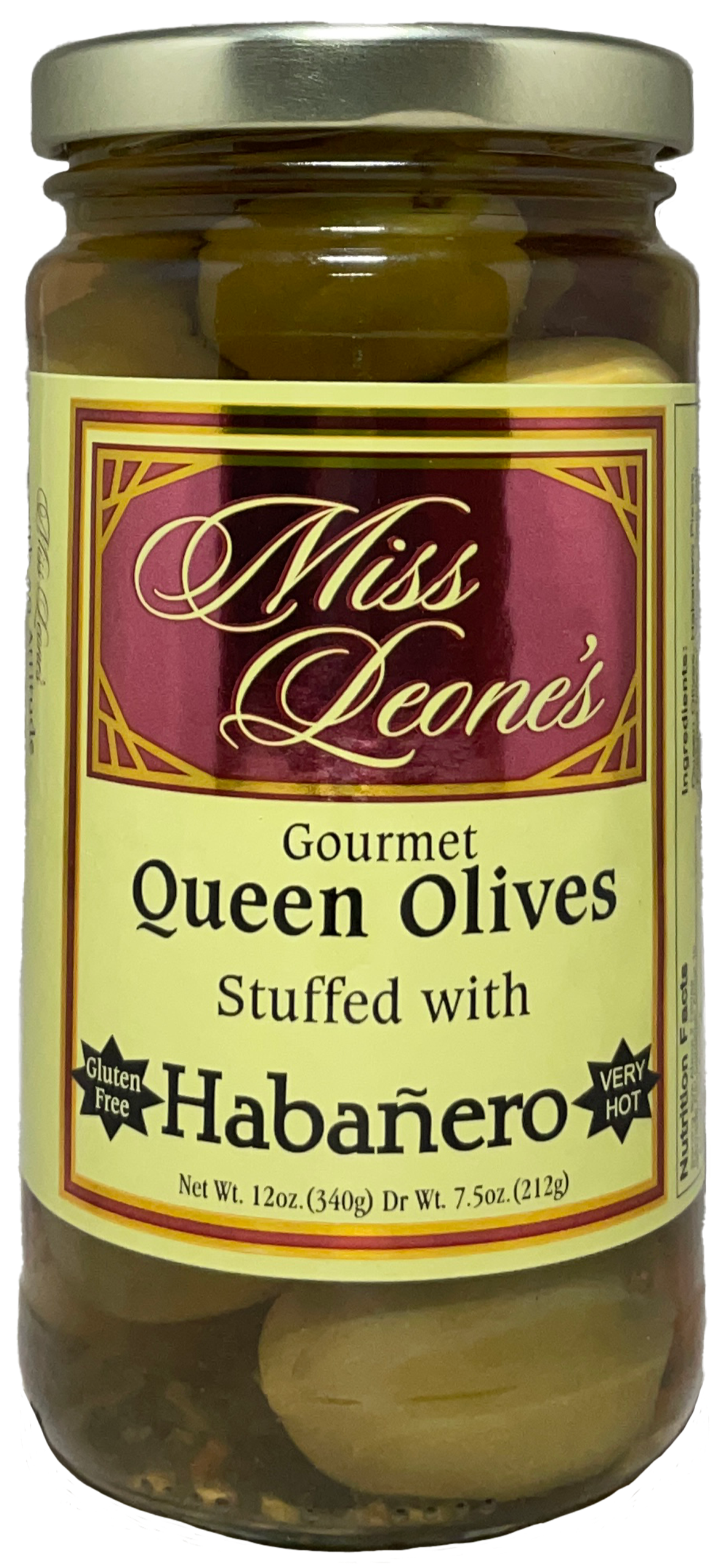 Habanero Pepper Stuffed Queen Olives *NEW LOWER PRICE*