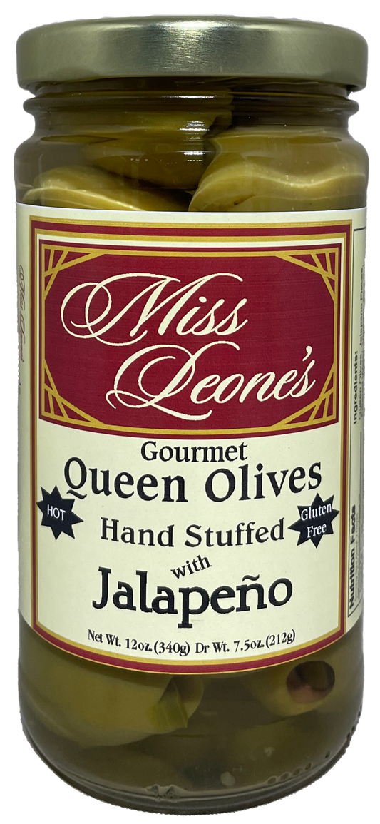Jalapeno Pepper Stuffed Queen Olives *NEW LOWER PRICE*