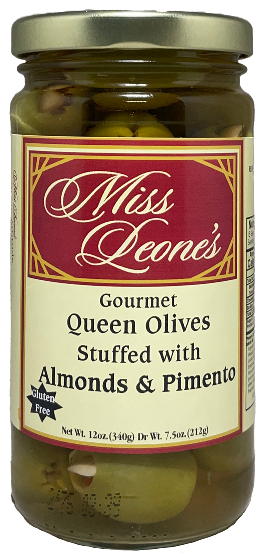 Pimento Almond Stuffed Queen Olives *NEW LOWER PRICE!*