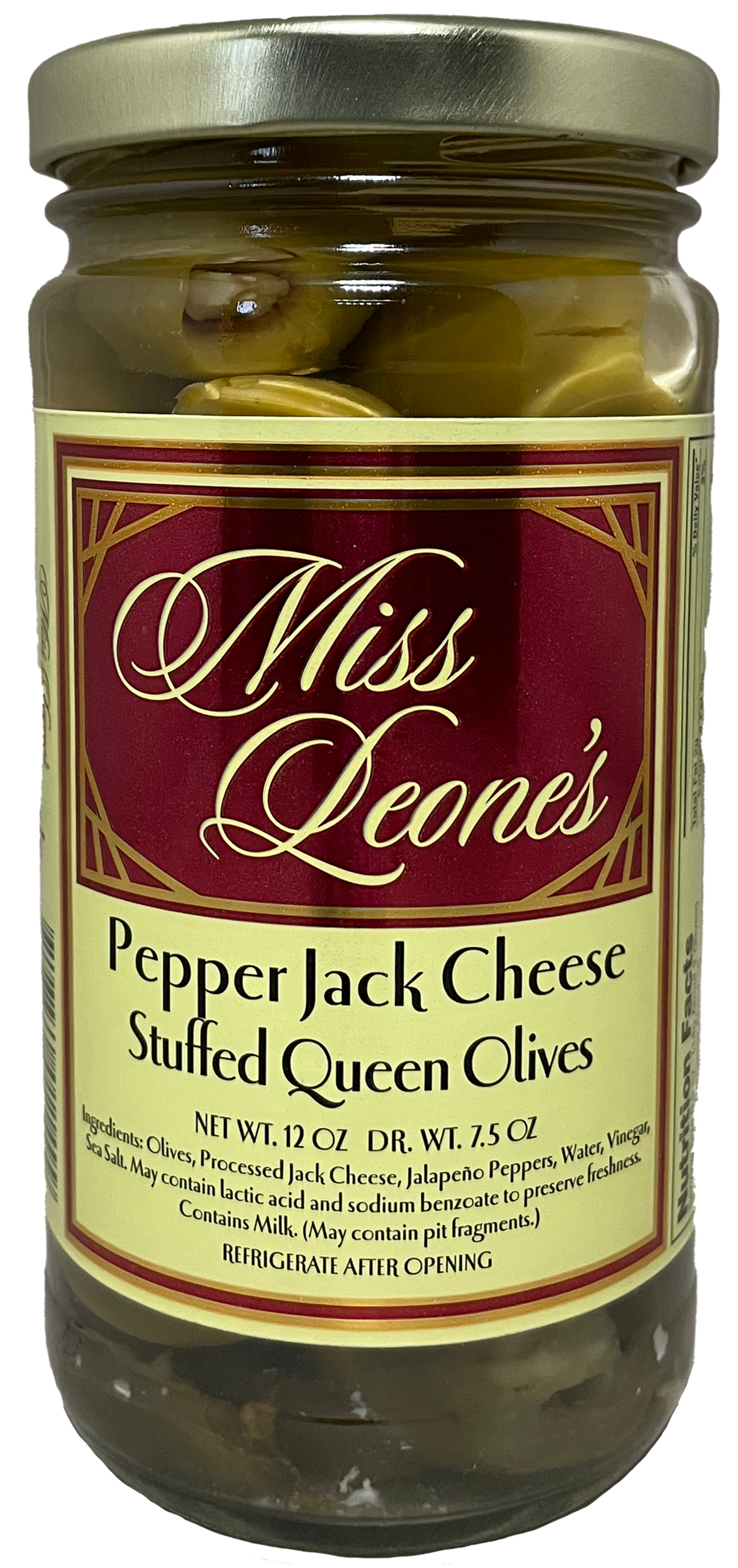 Pepper Jack Cheese Stuffed Queen Olives *NEW LOWER PRICE*